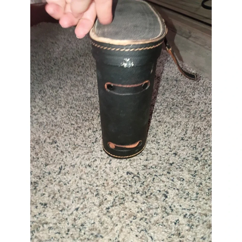 Vintage Gold Crest Coated Binoculars With Hard case Red Lining  7x50‎